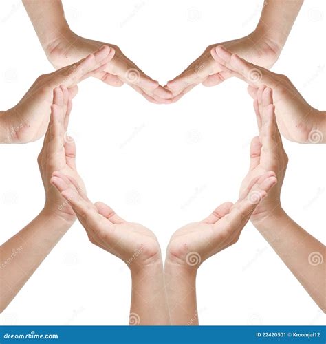 Hands Make Heart Shape Stock Image Image 22420501