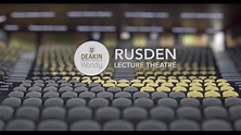 Deakin University - Rusden Lecture Theatre - YouTube
