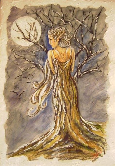 Dryads In Greek Mythology Are Spirits Of The Forest Nymphs Of The Trees Greek Creatures