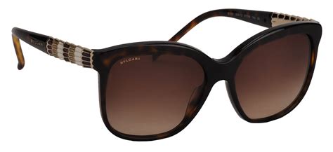 Bvlgari Women S Sunglasses Bv8155 57mm Dark Havana 504 13 Ebay