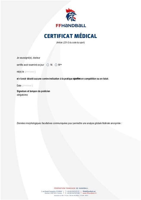 Comment Faire Pour Obtenir Un Certificat Médical