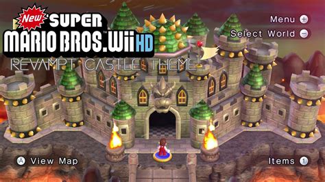 New Super Mario Bros Wii Castle Theme Revampt Cinematic Version