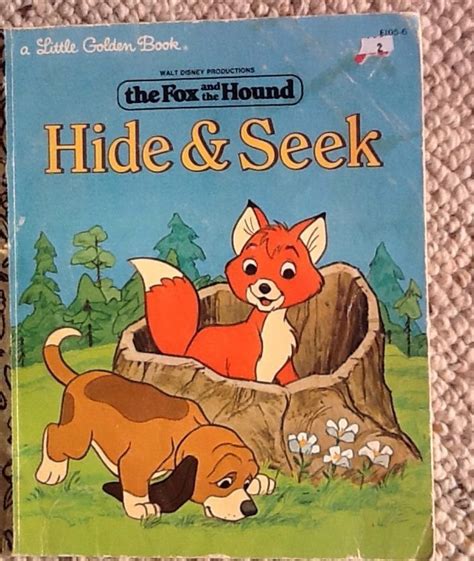 Golden Book The Fox And The Hound Hide And Seek 1981 Little Golden