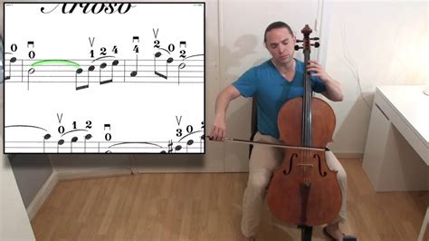 Easy Bach Arioso Cello Lesson Youtube