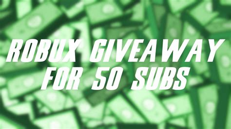 Robux Giveaway Youtube