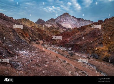 Rainbow Valley On The Colorful Island Of Hormuz Stock Photo Alamy