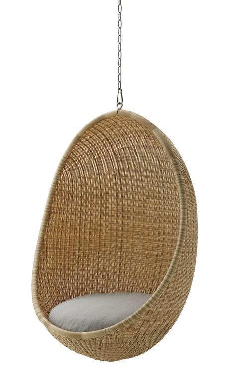 These hanging egg chairs stand out as a symbol of easy living making it well suited for open air lovers. Sika Nanna Ditzel Hanging Egg Chair Exterior | Hanging egg ...