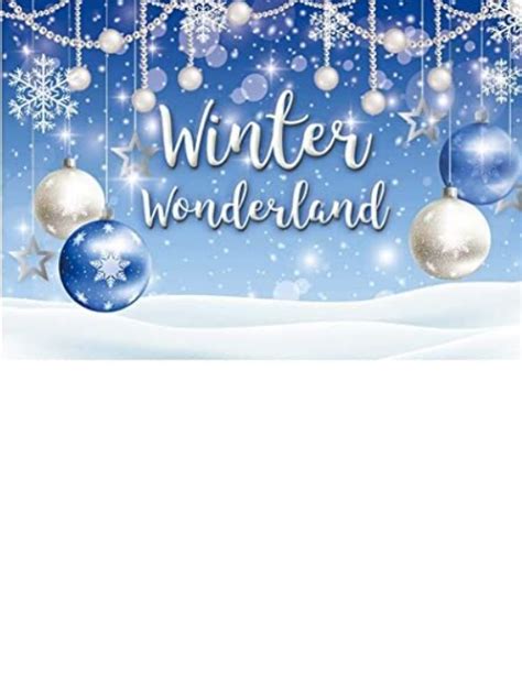 Winter Wonderland Invitation Template Design Postermywall