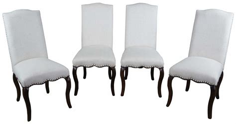 Set Of 4 Pier 1 Claudine Dining Chairs French Country Parchment