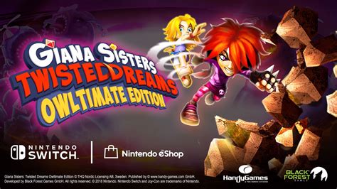 Giana Sisters Twisted Dreams Owltimate Edition Out Now On Nintendo