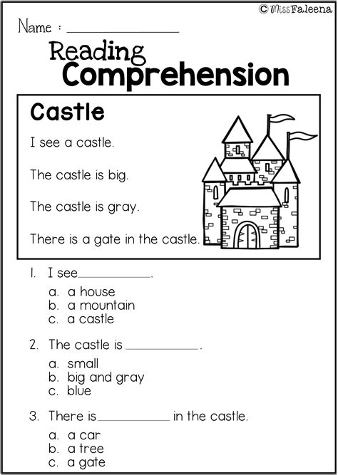 this reading comprehension product is great for kindergarten or first