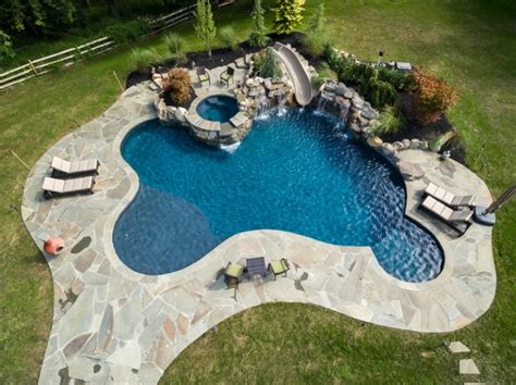 Custom Pool Design And Construction Nj Custom Inground Swimming Pool