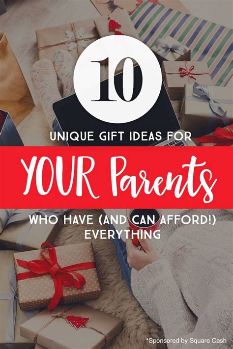 10 Gift Ideas for *YOUR* Parents (Who Have Everything)!  Christmas