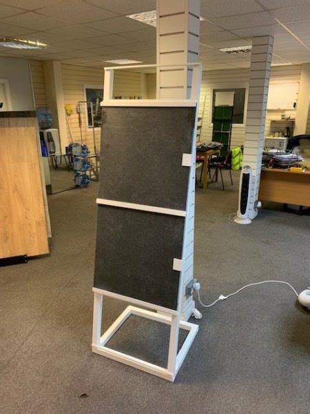 Stone Display Stand With Header And Kicker 4 Uk Display Stands