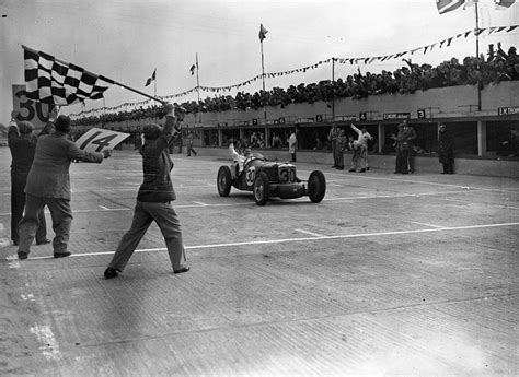 Brooklands Finish Photograph By David Savill Fine Art America