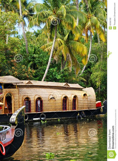 Kerala Backwaters Stock Photo Image Of Boat Barge India