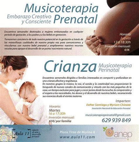 Musicoterapia Prenatal Y De Crianza En Madrid