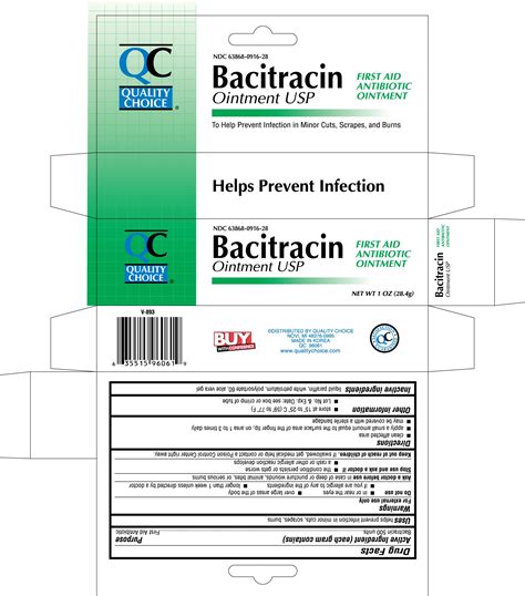 Quality Choice Bacitracin Chain Drug Marketing