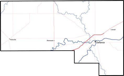 Defiance County Ohio Map Oconto County Plat Map