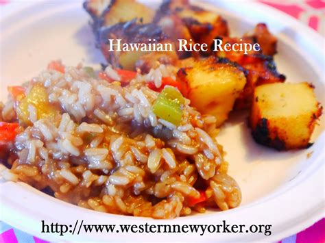 Hawaiian Rice Recipe The Western New Yorker