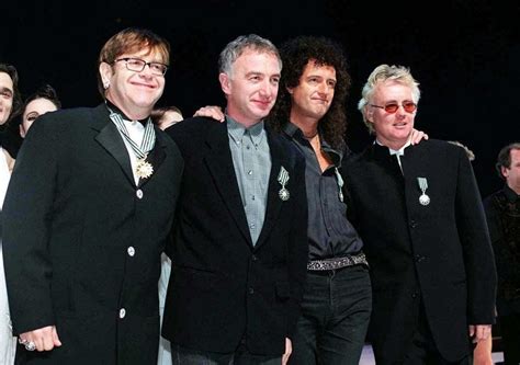 Elton John And Surviving Members Of Queen John Deacon Elton John Queen