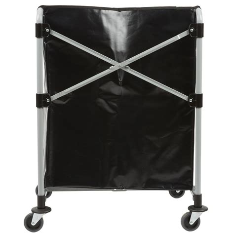 Rubbermaid Laundry Cart 4 Bushel X Frame Collapsible Folding Cart