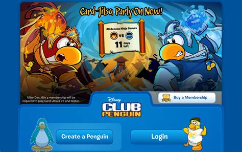 Show off your true colors & stand up for love. Ice Berg1010's Club Penguin Cheats!: Card-Jitsu Home Page & Login Page