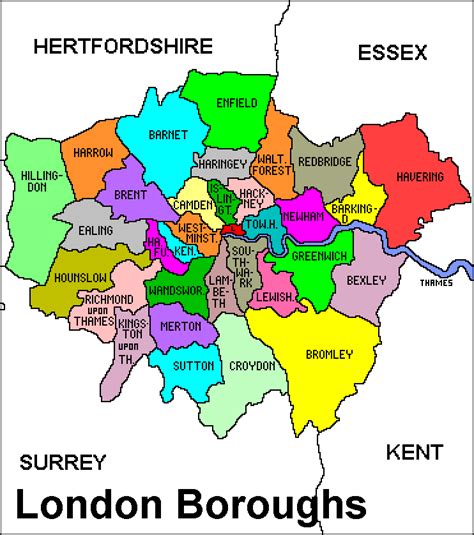 Map Of Greater London Districts And Boroughs Maproom Vrogue
