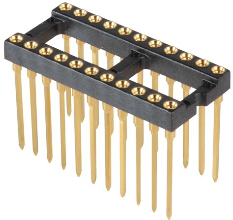 dil 22 ng ic precision 22 pin socket wirewrap gold plated at reichelt elektronik