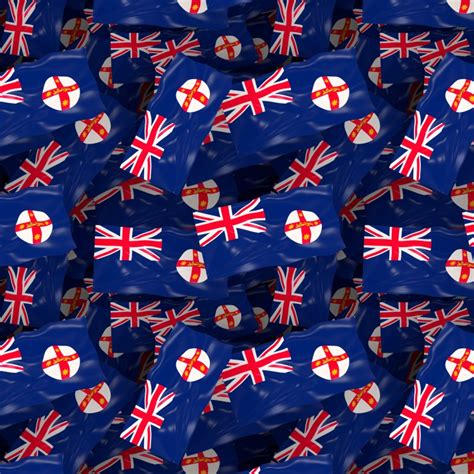 Australia New South Wales 22 Flag Pattern