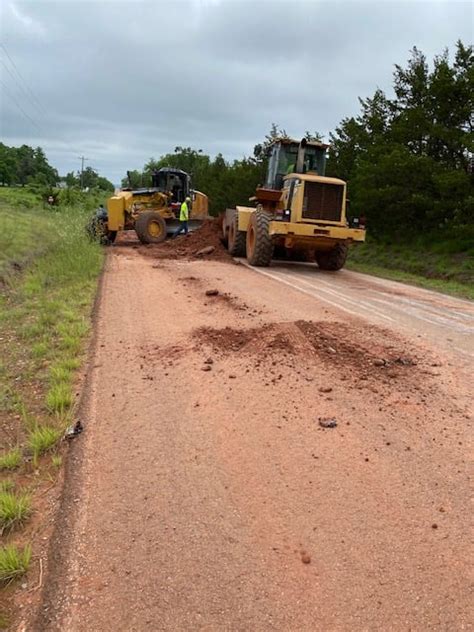 Crew Were Out On Indian Meridian Logan County District 2