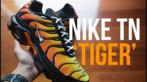 Nike Air Max Plus Tn Tuned Tiger Unboxing Orange Red Black White