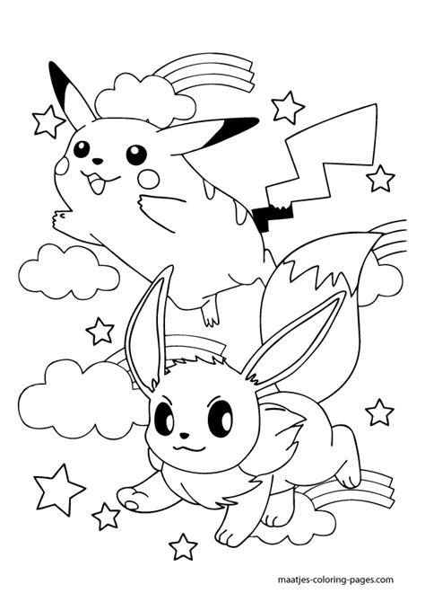 May Pokemon Coloring Page