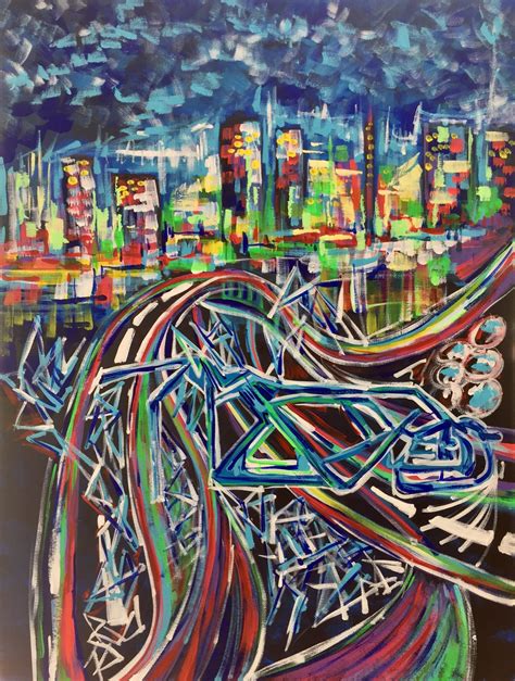 Abstract Painting In The City Abstract Paintings Alessandro Tognin