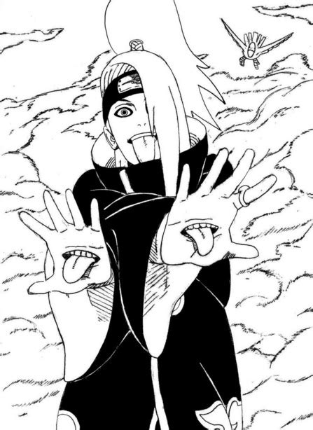 Naruto How Did Deidara Get Mouths In The Palms Of His Hands Anime