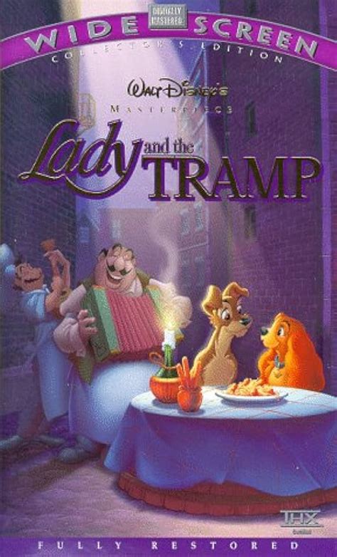 Walt Disney Lady And The Tramp Vhs 1998 Cinemascope Version