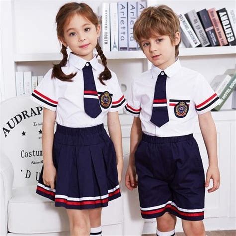Cotton Summer White And Blue Kids School Uniforms At Rs 750piece In New