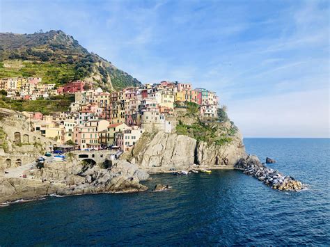 Manarola One Of The 5 Villages That Make Up The Cinque Terre In Italy