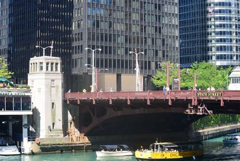 State Street Bridge Over The Chicago River Raddoc1947