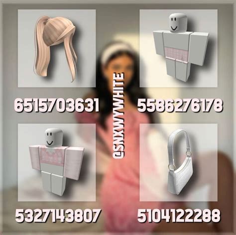 Credits To Snxwywhite On Instagram💗 Roblox Roblox Roblox Codes