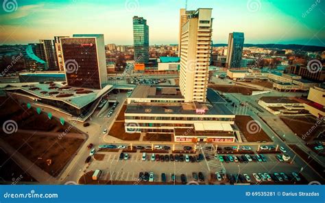 Vilnius Skyscrapers Royalty Free Stock Photography