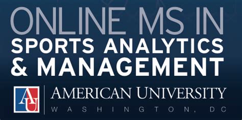 With growth projected in the sports industry, now is the perfect time to pursue a masters degree in sports management. American University: Preparing Students for the Next ...