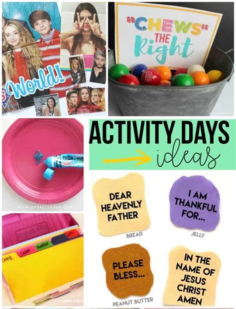 Activity Days Ideas A Girl And A Glue Gun