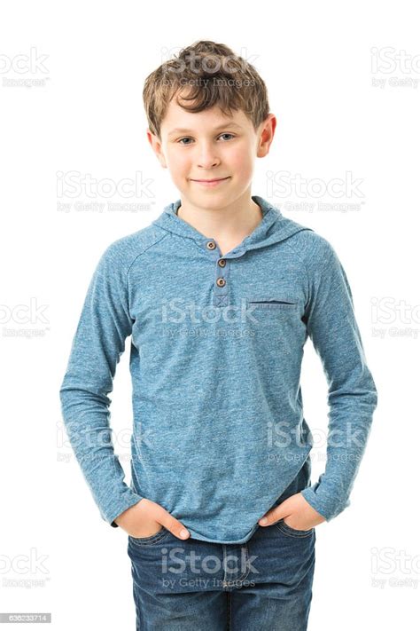 Portrait Of 9 Years Old Boy Stock Photo Download Image Now Boys