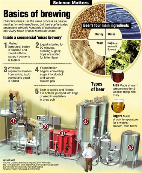 Basics Of Beer Brewing Craft Beer Brewing Home Brewing Beer Beer