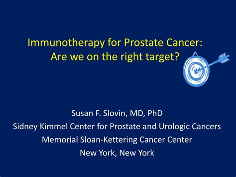 Ppt Immunotherapy For Prostate Cancer Are We On The Right Target