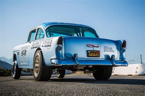 1955 Chevrolet Gasser Drag Racing Race Hot Rod Rods Retro