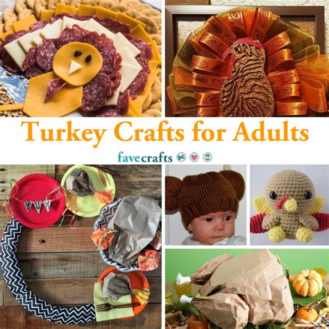 19 turkey crafts for adults