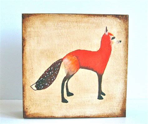See what foxy va services (foxyvaservices) has discovered on pinterest, the world's biggest jane is a modern business divi child theme designed for creating websites for professionals who offer. Rustic Wall Decor l Foxy Red Fox 5x5 art block on wood ...