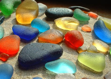 Rainbow Sea Glass Some Of My Favourites Artisanne Flickr